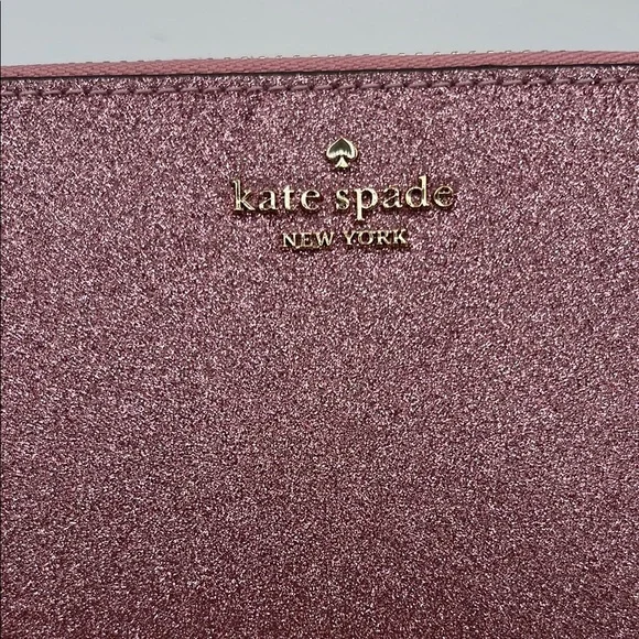 kate spade Pink Glitter Wallet - Picture 2 of 7